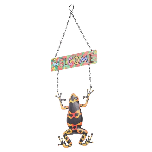 ROSENICE hanging welcome sign Iron Welcome Sign Decoration Office 1Pack