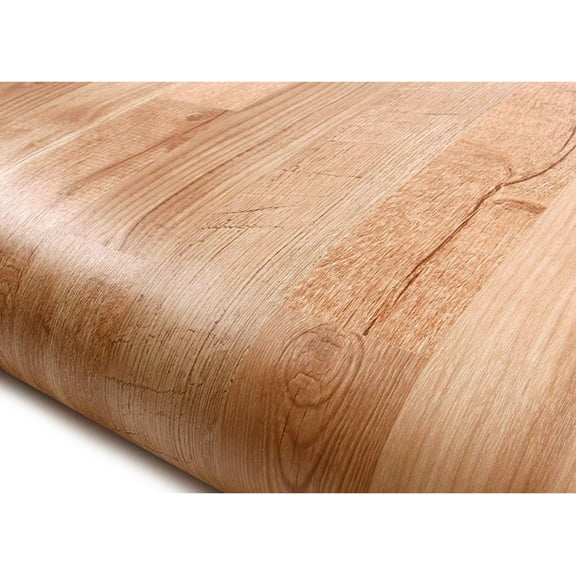 ROSEROSA Peel and Stick PVC Faux Panel Wood Self-Adhesive Wallpaper Covering Counter Top Shelf Liner 2.00 Feet(W) X 6.56 Feet(L)