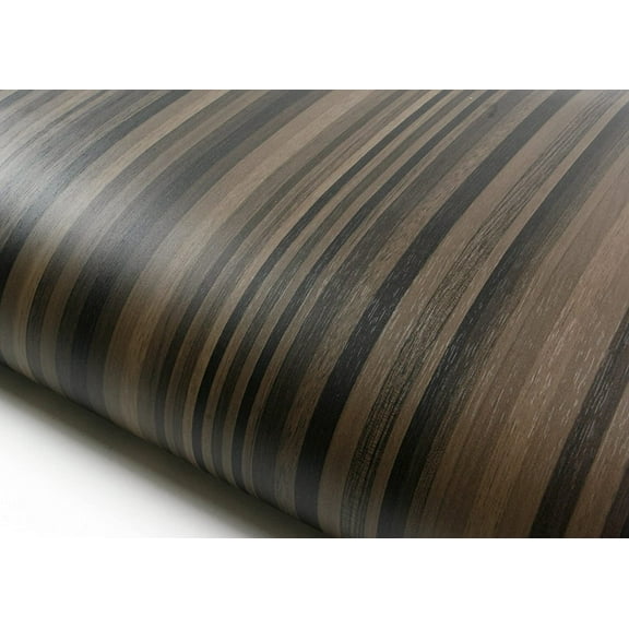 ROSEROSA Peel and Stick PVC Faux Wood Self-Adhesive Wallpaper Covering Counter Top Shelf Liner Stripe Wood 2.00 Feet(W) X 6.56 Feet(L)
