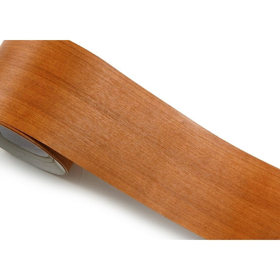 ROSEROSA Peel and Stick PVC Self-Adhesive Wallpaper Border Board Trim Moulding Sticker Cherry Wood : 3.93 In (W) X 16.40 ft (L)