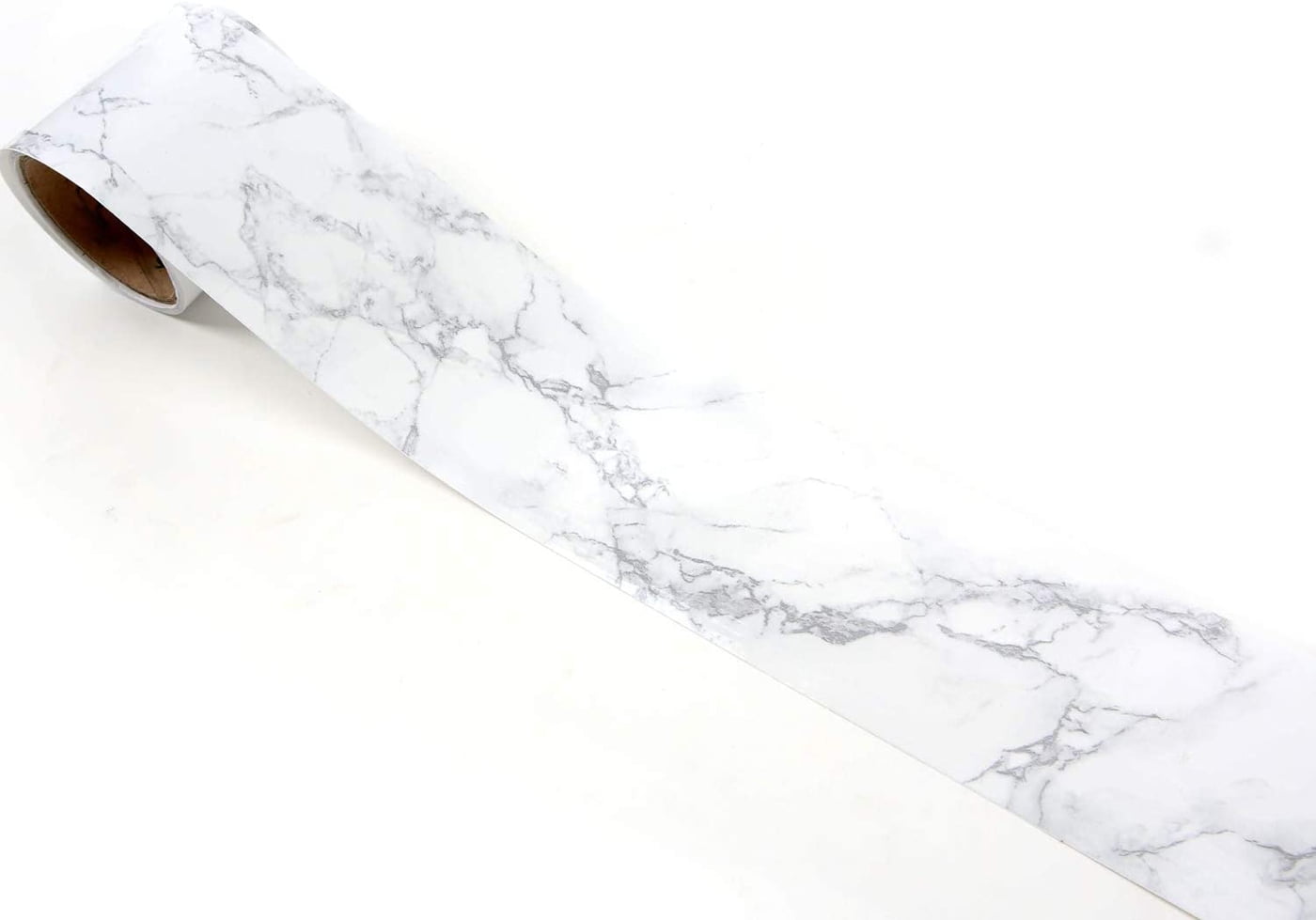 ROSEROSA Peel and Stick PVC Self-Adhesive Wallpaper Border Board Trim Moulding Sticker Faux Marble : 3.93 In (W) X 16.40 ft (L)