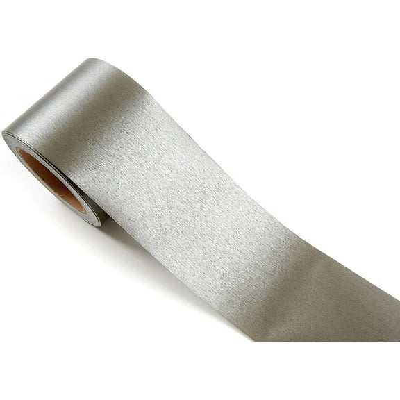 ROSEROSA Peel and Stick PVC Self-Adhesive Wallpaper Border Board Trim Moulding Sticker Hair Line : 3.93 In (W) X 16.40 ft (L)
