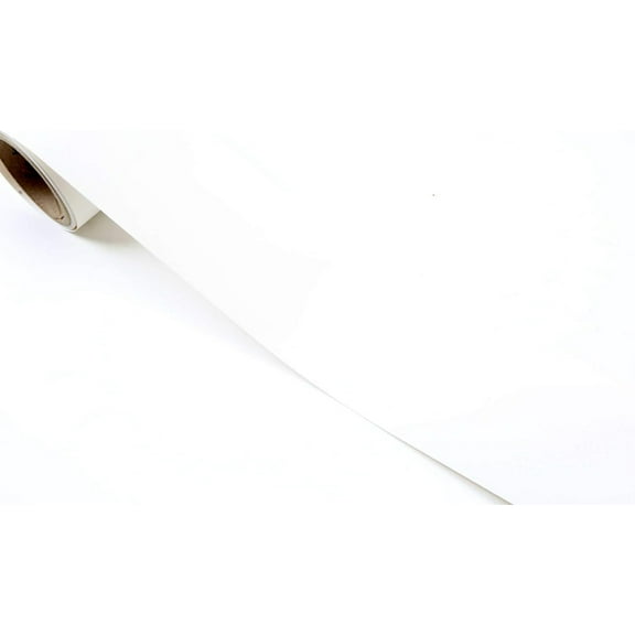 ROSEROSA Peel and Stick PVC Self-Adhesive Wallpaper Border Board Trim Moulding Sticker Solid White : 3.93 In (W) X 16.40 ft (L)