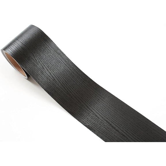 ROSEROSA Peel and Stick PVC Self-Adhesive Wallpaper Border Board Trim Moulding Sticker Solid Wood : 3.93 Inch (W) X 16.40 feet (L)