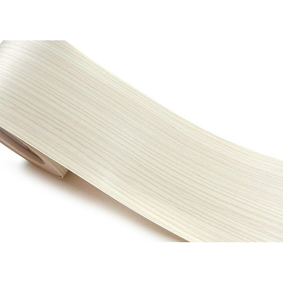 ROSEROSA Peel and Stick PVC Self-Adhesive Wallpaper Border Board Trim Moulding Sticker Stripe Wood : 3.93 In (W) X 16.40 ft (L)