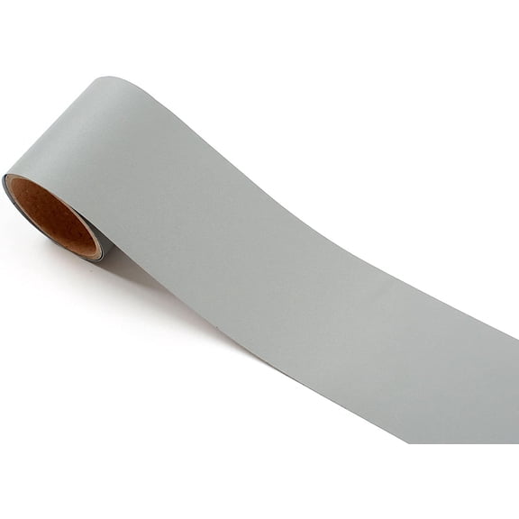 ROSEROSA Peel and Stick Self-Adhesive Wallpaper Border Sticker Cool Gray : 3.93 inch x 16.40 feet