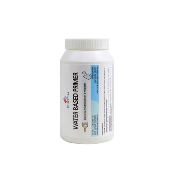 ROSEROSA Water-Based Adhesion Promoter for Architectural Film - High-Strength Bonding Primer for Wood, Plastic, Stone & More - Low Odor, Easy Application - Professional Grade