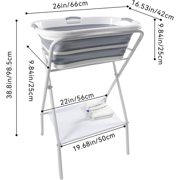 ROSESGUSHI Pet Dog Booster Bath Elevated Dog Bathing Tub