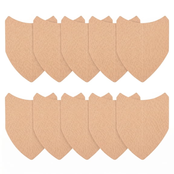 ROSEXIXI 10 Pcs Skin Color V-Shaped Anti-Chafing Thigh Stickers, 4.72 x 5.91 Inch Elastic Breathable Invisible Fabric Patches, Soft Anti-Rub Protection Pads for Men Women Leg Skin Care
