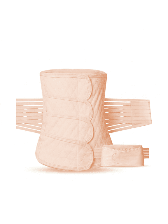 2-in-1 Postpartum Belly Band & Pelvis Wrap XL Breathable Abdominal Binder for C-Section Recovery