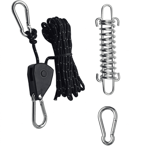 ROSEXIXI Camping Rope Roller, Reflective RV Outdoor Accessories – 157" (400 cm) Heavy Duty Adjustable Rope Tensioner, Wind-Resistant Tent and Tarp Tie Downs for Canopy, Awning and Glamping