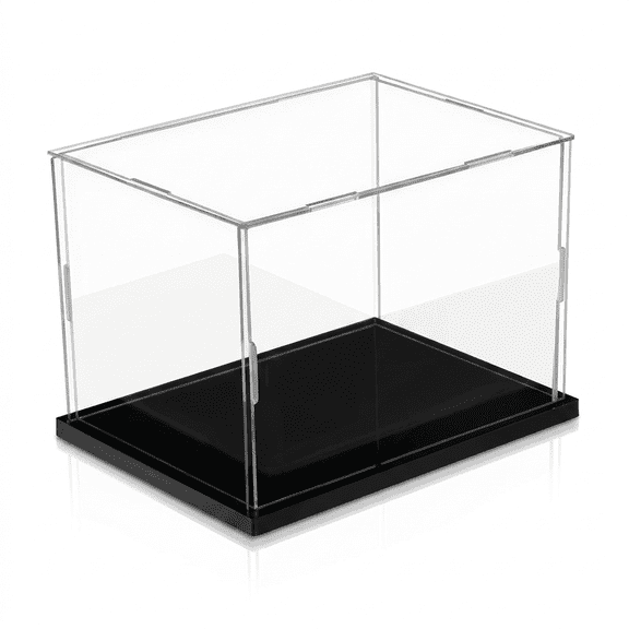 ROSEXIXI Acrylic Display Case 8x6x6 Inch Clear Dustproof Box for Action Figures Models Building Blocks