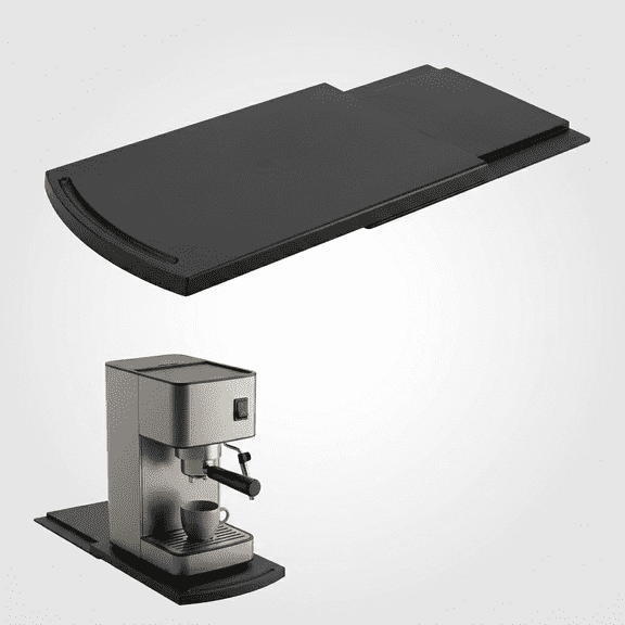 ROSEXIXI Coffee Bar Accessories, Sliding Appliance Caddy with Smooth Rolling, Universal Countertop Slider, Space Saving Mat for Coffee Maker, Kitchen Countertop & Under Cabinet Beverage Station