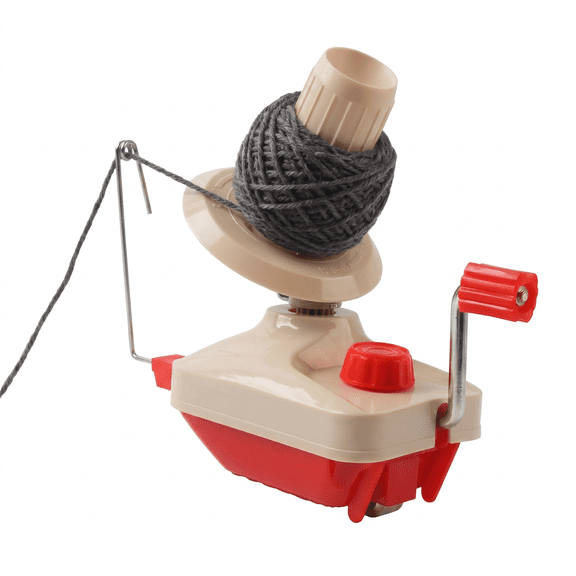 ROSEXIXI Yarn Ball Winder Hand Operated Yarn Wool String Ball Cake Winder Manual Wool Yarn Cone Ball Winder for Home DIY Knitting Crocheting Projects
