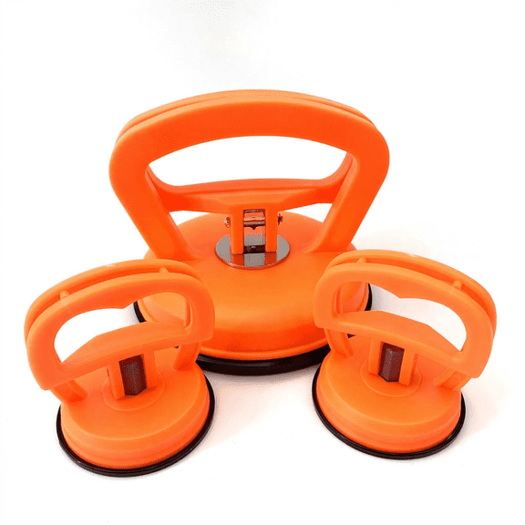 ROSEXIXI Suction Cups For Glass 3pcs Heavy Duty Tool To Lift Large Glass Strong Tile Pullers And Mini Suction Cup Handle For Car Dent Removal Window Mirror Moving And Smooth Surface Lifting