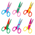 thumbnail image 1 of ROSEXIXI craft scissors 6PCS Wave edge scissors scissors decorative lace flower scissors artistic side scissors Diy cutting manual paper art photo trimming project, 1 of 6