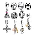 thumbnail image 1 of ROSIANNA 10 Pack Silver Charms for Bracelets and Necklaces Charms for Women Pendant Beads Set, 1 of 1