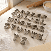 Stainless Steel Cookie Cutter Set, Assorted Shapes for Biscuit, Fondant, Party Baking Decorations