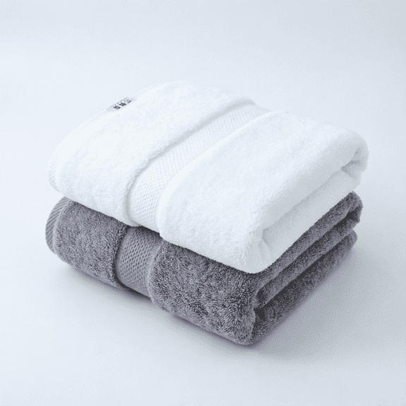 ROSOZ 500 GSM Thick Cotton Bath Towels Set - 55x27.5 Inch Highly Absorbent & Soft Hotel Collection Towels, Durable Solid Color Bathroom Spa Towels (2 or 3 Pack)