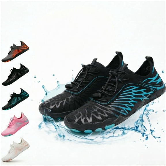 ROSOZ Five Toe Water Shoes for Women Men Quick Dry Lightweight Barefoot for Beach Swim Hike