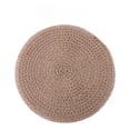 thumbnail image 1 of ROSOZ Linen Blend Round Woven Placemats Heatproof Non Slip Coasters for Table Setting Home Kitchen Dining Accessories, 1 of 6