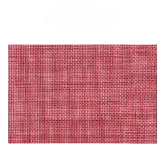 ROSOZ Nordic Minimalist Rectangular PVC Table Mats Heat Resistant European Style Colorful Dining Place Mats for Restaurant