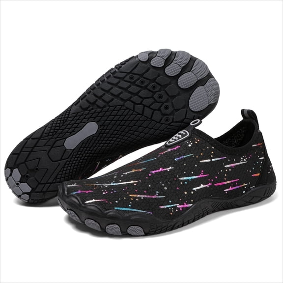 ROSOZ Unisex Quick-Dry Water Shoes, Lightweight Non-Slip Breathable Sneakers for Beach, Hiking, Wading & Gym