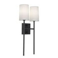 thumbnail image 1 of AFX  Rose LED Sconce 2-Light - Black, 1 of 4