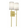 thumbnail image 1 of ROSS1020CBSB AFX Rose - 2 Light Wall Sconce In Contemporary Style-19.6 Inches Tall and 9.7 Inches Wide-Satin Brass Finish, 1 of 3