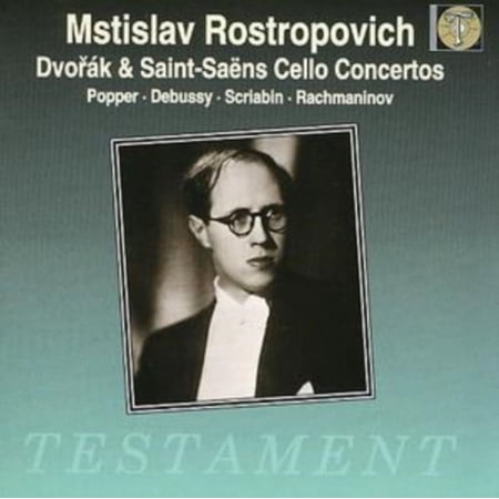 ROSTROPOVICH PLAYS DVORAK ET AL.'