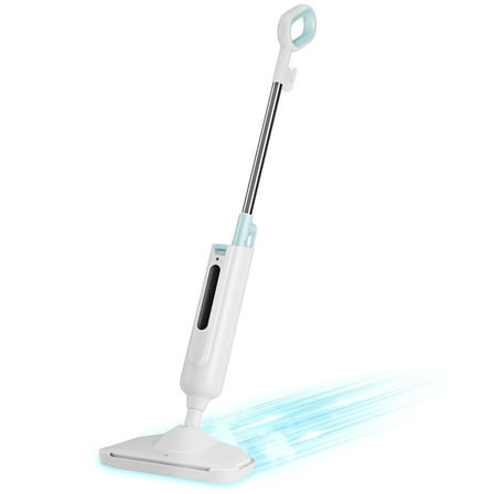 ROSVOVO Steam Mop, 30-Second Heat Up, 16ft Cord & Swivel Head for Hardwood, Tile, Laminate Floors, Machine Washable Pads, Effortless Deep Cleaning