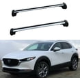 thumbnail image 1 of ROSY PIXEL 2Pcs Roof Rack Cross Bars for 2020-2024 Mazda CX-30 CX30 Crossbar Luggage Carrier Aluminum Silver, 1 of 5