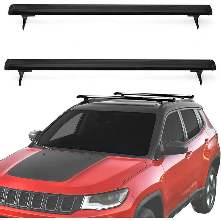 ROSY PIXEL Crossbars Roof Racks Compatible with Jeep Compass (for