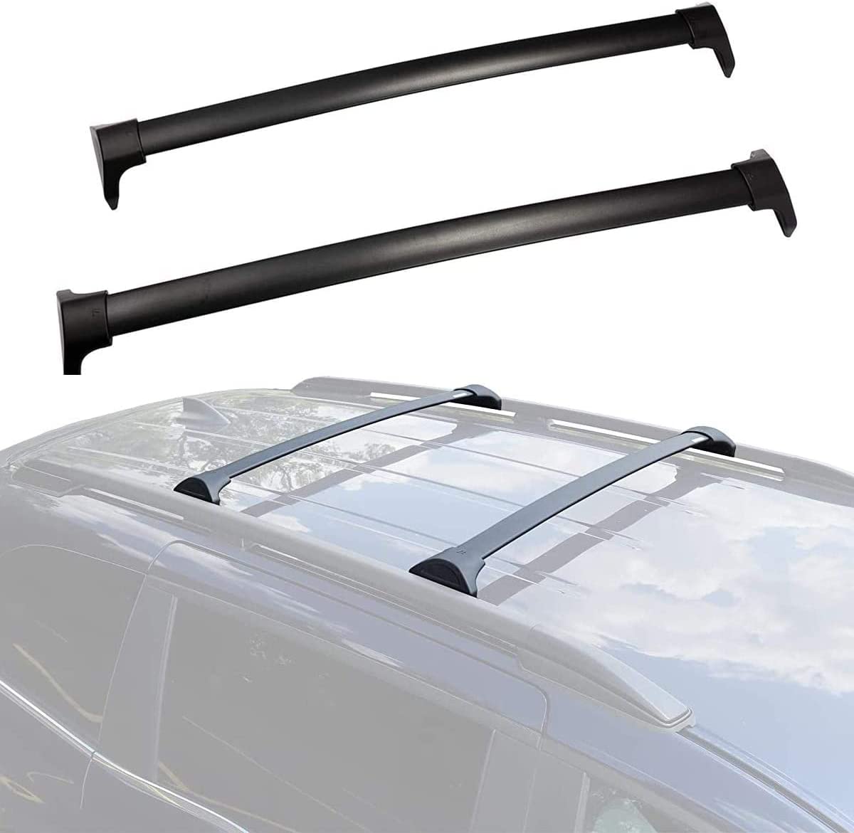 ROSY PIXEL Roof Rack Cross Bars for Honda Odyssey 2018-2023 Top Roof ...