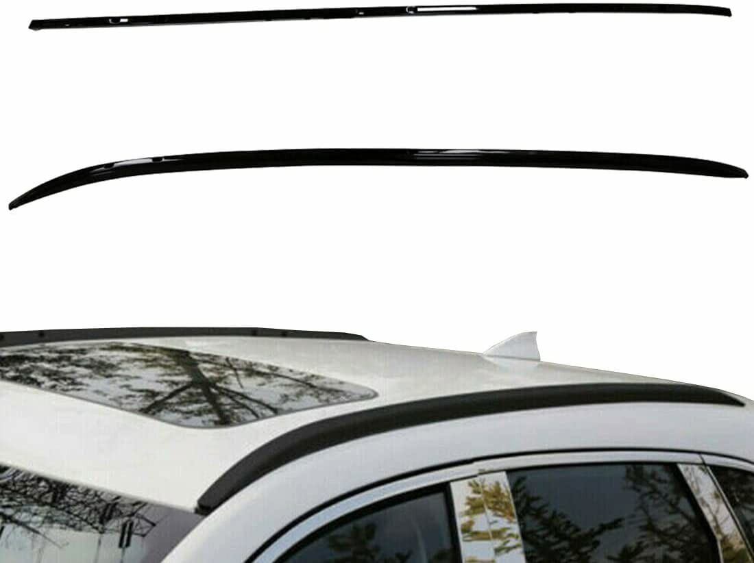 ROSY PIXEL Roof Racks Side Rails, Black Aluminum, Compatible with 2016 ...