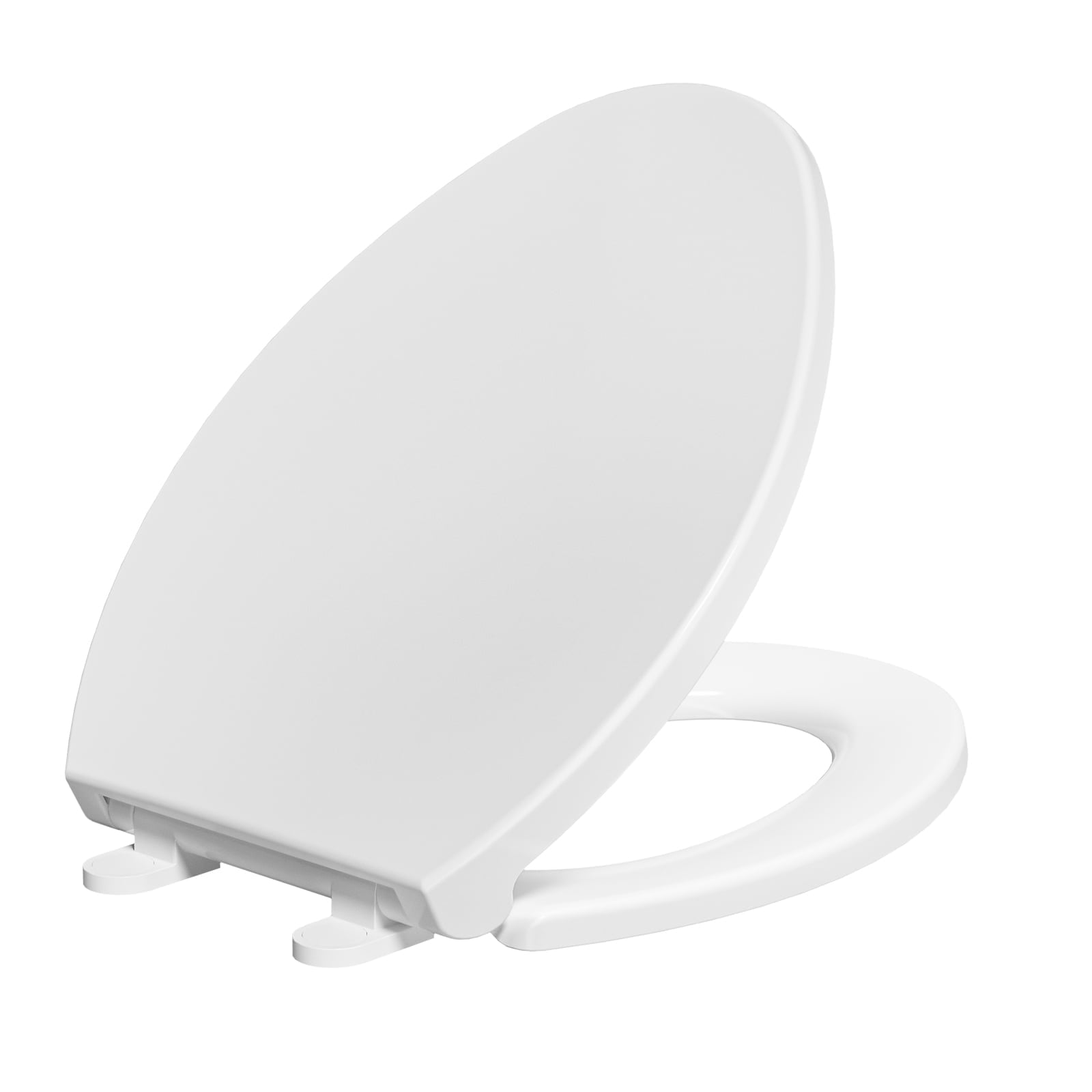 ROSYNEY Elongated Toilet Seat, Slow Close, Quick & Easy Installation, White