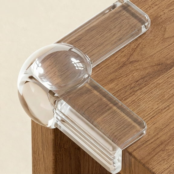 ROSYNEY Table Corner Protectors for Furniture (24 Pack), L-Shaped Clear PVC Corner Protector Baby, Clear Corner Guards for Baby Kids, Furniture Cabinet Glass Coffee Table Edge Safety Bumpers