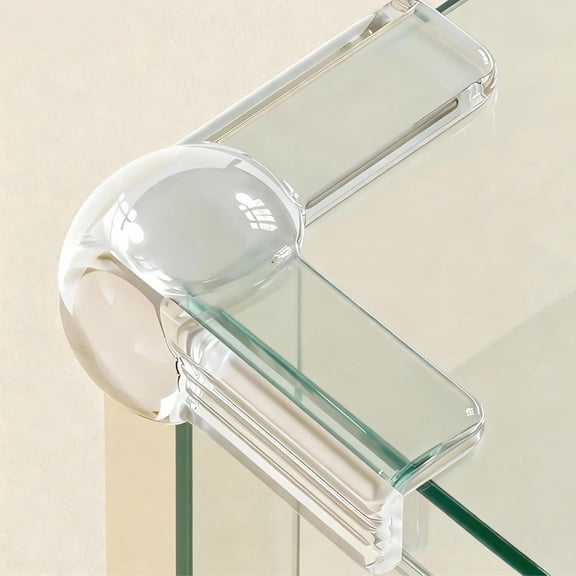 ROSYNEY Table Corner Protectors for Furniture (24 Pack), L-Shaped Clear PVC Corner Protector Baby, Clear Corner Guards for Baby Kids, Furniture Cabinet Glass Coffee Table Edge Safety Bumpers