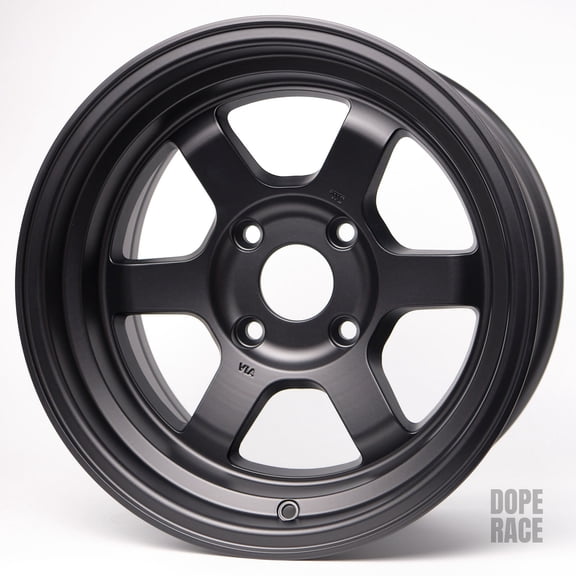 ROTA GRID CLASSIC (15X7 ET0 4X100 67.1 Hub) SATIN BLACK Wheel Rim