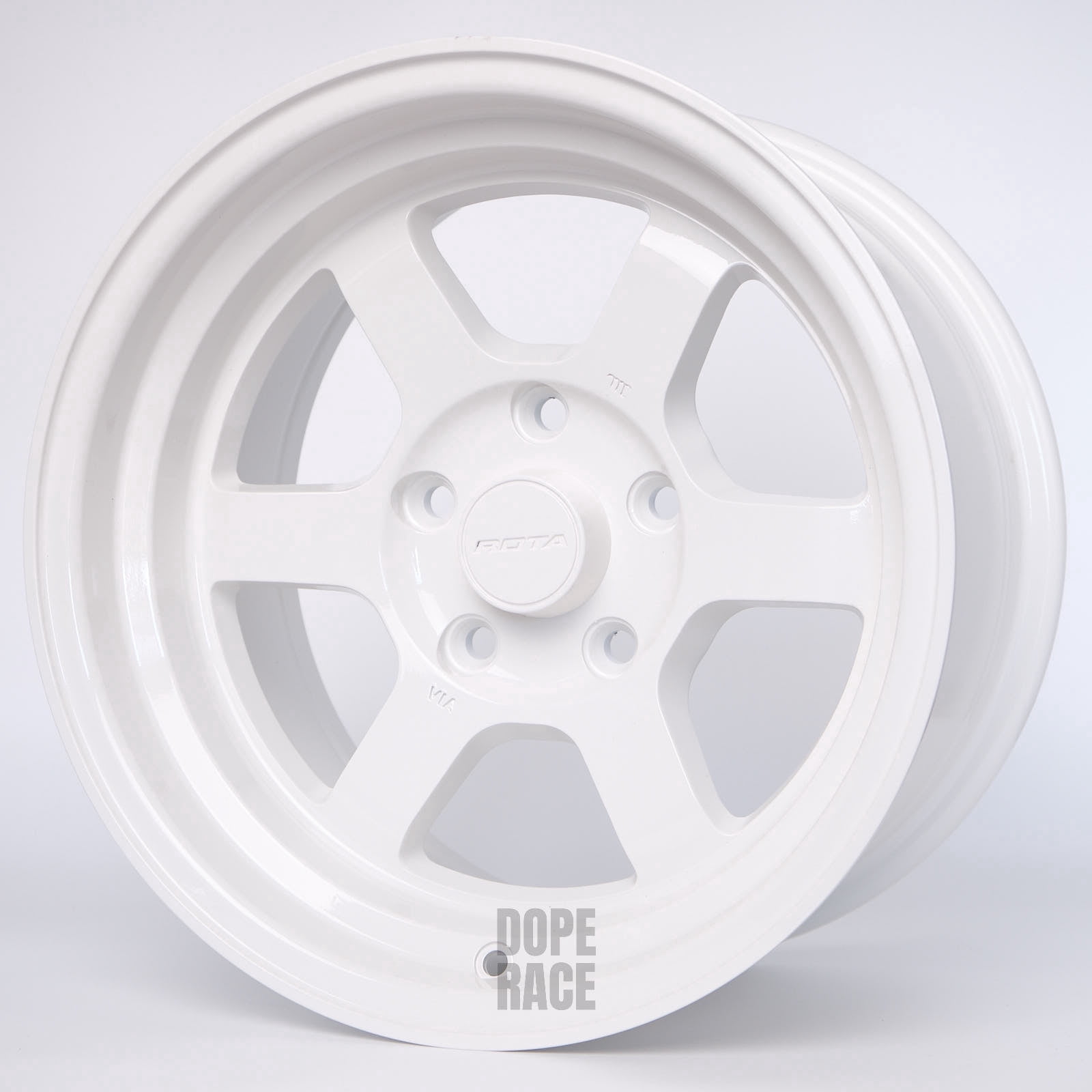 White Rota Rims ROTA GRID CLASSIC (15X8 ET0 5X114.3 73 Hub) WHITE Wheel Rim - Walmart.com