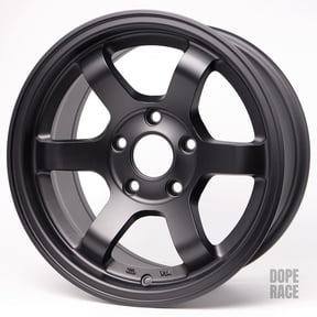 ROTA GRID CONCAVE (15X7 ET20 5X114.3 73 Hub) SATIN BLACK Wheel Rim