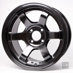 ROTA GRID CONCAVE (15X8 ET20 4X100 67.1 Hub) HYPER BLACK Wheel Rim
