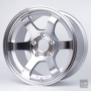 ROTA GRID CONCAVE 15X8 ET20 5X114.3 73 Hub FULL ROYAL PLAIN SILVER Wheel Rim