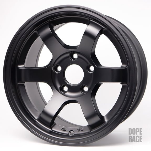 ROTA GRID CONCAVE (15X8 ET20 5X114.3 73 Hub) SATIN BLACK Wheel Rim