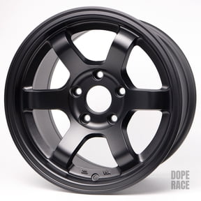 ROTA GRID CONCAVE (15X8 ET20 5X114.3 73 Hub) SATIN BLACK Wheel Rim