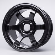 ROTA GRID CONCAVE 15X9 ET36 4X100 67.1 Hub HYPER BLACK Wheel Rim