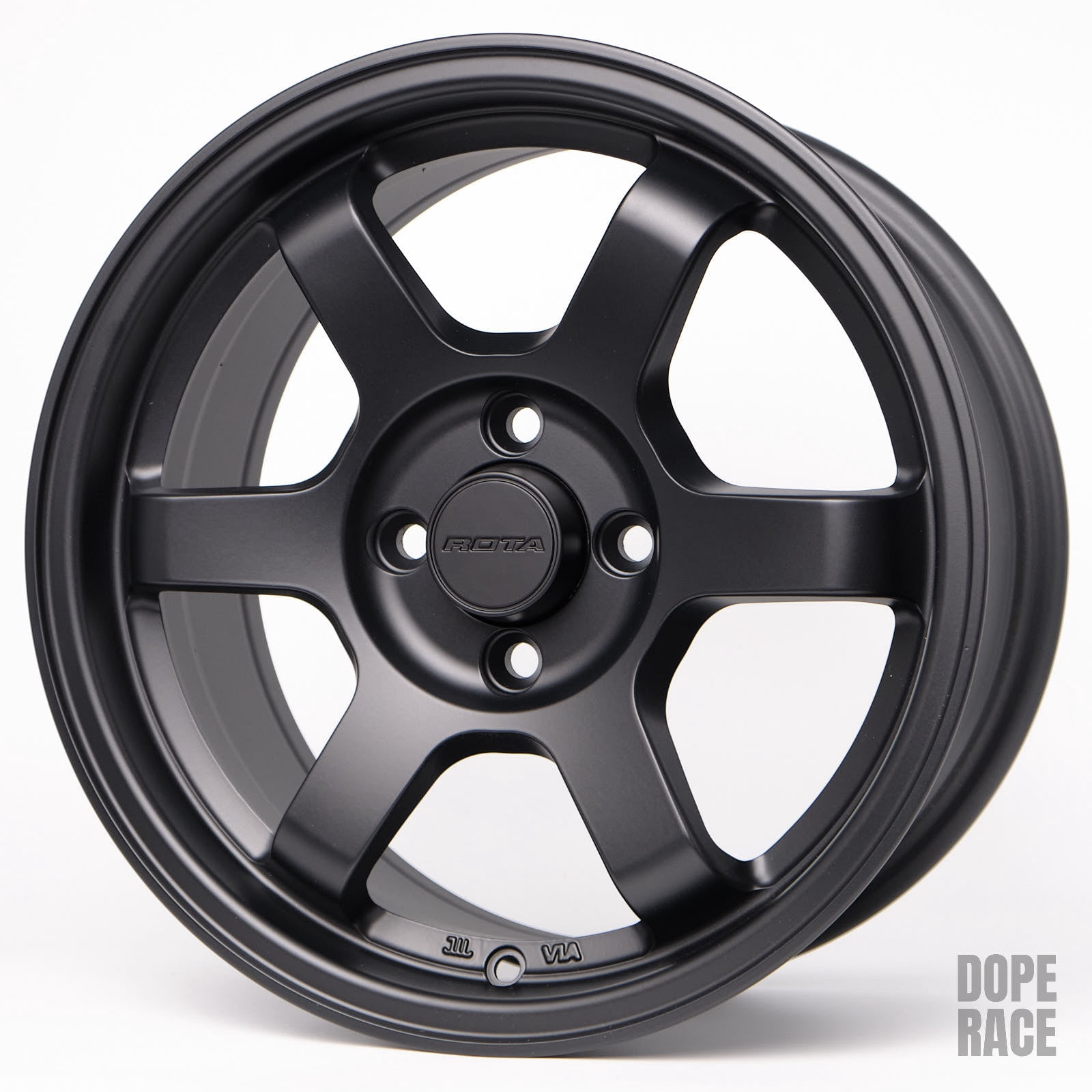 ROTA GRID RACING (15X7 ET38 4X100 67.1 Hub) SATIN BLACK Wheel Rim ...