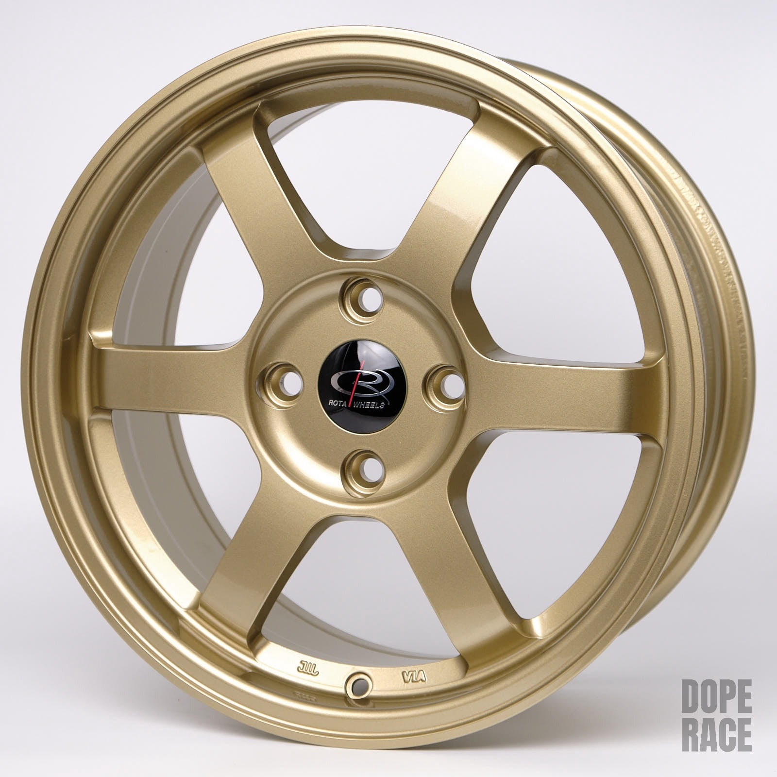 ROTA GRID RACING (16X7 ET42 4X108 63.35 Hub) PLAIN GOLD Wheel Rim ...