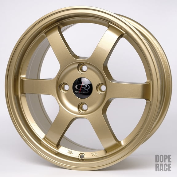 ROTA GRID RACING (16X7 ET42 4X108 63.35 Hub) PLAIN GOLD Wheel Rim