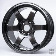 ROTA GRID RACING 17X8 ET35 5X114.3 73 Hub HYPER BLACK Wheel Rim